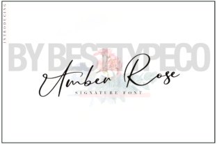 Amber Rose: A Standout Script Handwritten Font