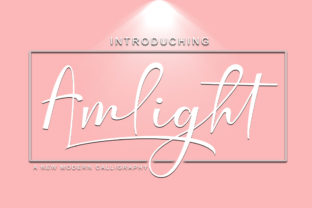 Amlight: The Sweet Script Typeface for Bold Branding