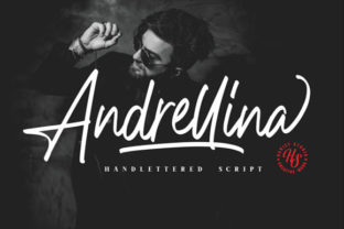 Andrellina Script Font for Editorial Design