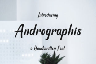 Andrographis: A Lively Script Typeface for Editorial Design