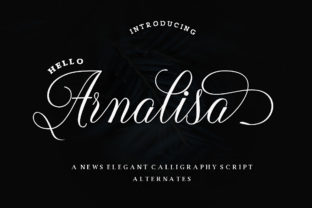 Arnalisa: A Luxurious Script Font for Makers