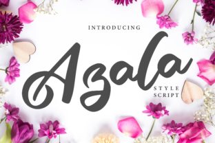 Azala Script Font for Editorial Design