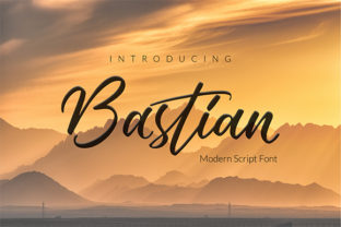 Bastian: A Handwritten Script Font for Editorial Design