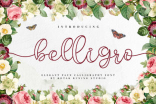Belligro: A Sweet Script Handwritten Font for Editorial Design