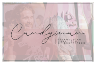 Candyman: A Bold Script Font for Digital Design
