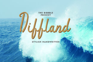 Diffland: A Signature Script Font for Editorial Design