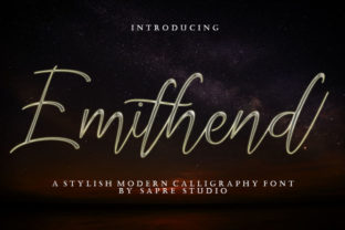 Emithend Font for Elegant Editorial Design