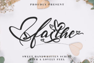 Faithe: A Sweet Script Handwritten Font for Editors