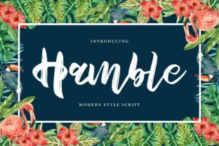 Hamble: A Playful Script Font for Sweet Branding