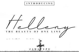 Helleny Font: Modern Script for Crafters