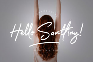 Hello Santtiny Font for Modern Web Design