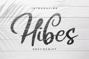 Hibes: A Handwritten Script Font for Web Design
