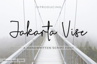 Jakarta Vise: A Script Font for Modern Web Design