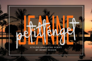Jeanne Petitténget: The Modern Script Font Review