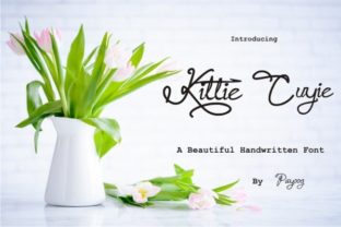 Kittie Cuyie: A Fresh Script Font for Makers