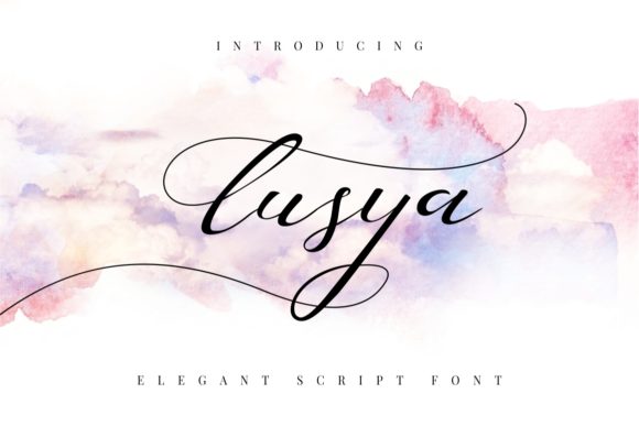 Lusya Font Review: Elegant Script for Designers
