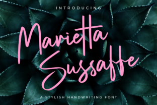 Marietta Sussaffe: A Natural Script Typeface for Web Design