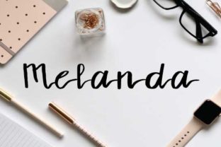 Melanda: A Sweet Script Handwritten Font for Campaigns