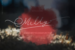 Milly Signature: A Handwritten Font for Makers