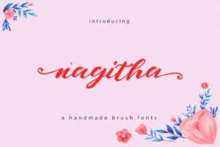 Nagitha Font: Elegant Script for Handmade Brands
