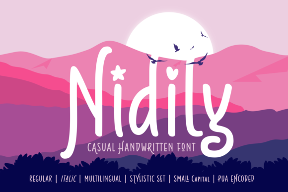 Nidily Font: A Sweet Script for Handmade Brands