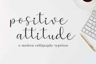 Positive Attitude Typeface for Playful Branding