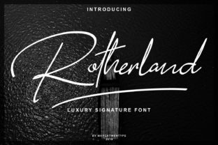 Rotherland: A Luxury Script Handwritten Font for Makers