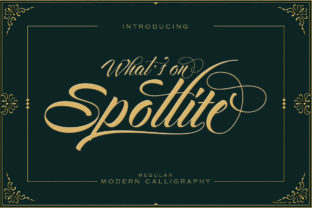 Spotlite Font for Elegant Editorial Design