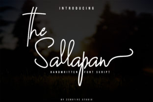 The Sallapan: Elegant Script Font for Web Design