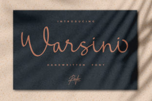 Warsini Font for Modern Campaign Design