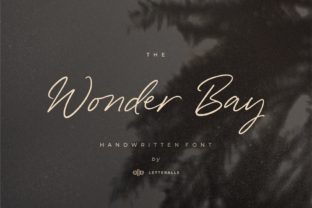 Wonder Bay Font for Sweet Handmade Designs